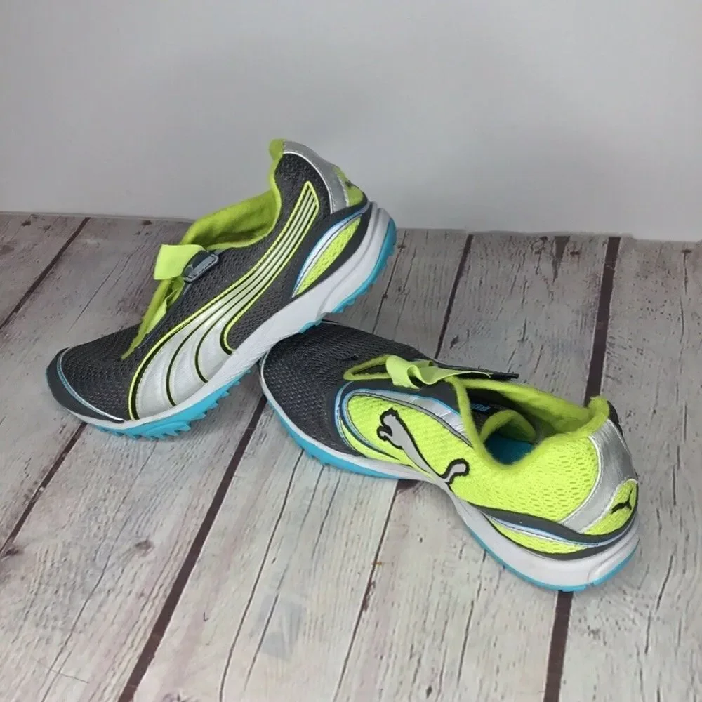 Puma Sport Lifestyle Women’s Green/White Running Athletic Shoes Size 7.5‎